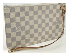 Load image into Gallery viewer, Louis Vuitton pochette in damier azur