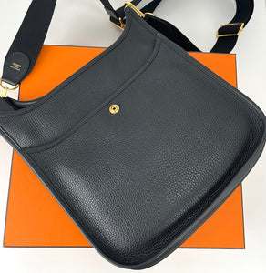 Hermes Evelyne 29 poche III black/gold