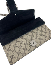 Load image into Gallery viewer, Gucci dionysus small embellished GG canvas and suede shoulder bag