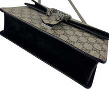 Load image into Gallery viewer, Gucci dionysus small embellished GG canvas and suede shoulder bag