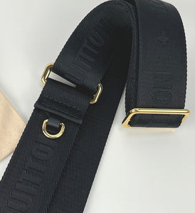 Louis Vuitton logo bandouliere in black