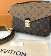 Load image into Gallery viewer, Louis Vuitton pochette metis in monogram reverse canvas