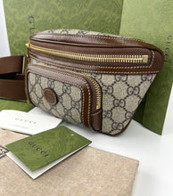 Load image into Gallery viewer, Gucci belt bag with interlocking G