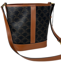 Load image into Gallery viewer, Celine small  bucket bag in triomphe canvas