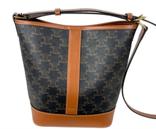 Load image into Gallery viewer, Celine small  bucket bag in triomphe canvas