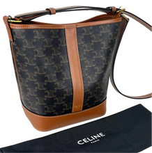 Load image into Gallery viewer, Celine small  bucket bag in triomphe canvas