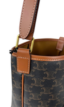 Load image into Gallery viewer, Celine small  bucket bag in triomphe canvas