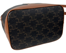 Load image into Gallery viewer, Celine small  bucket bag in triomphe canvas