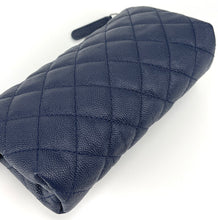 Load image into Gallery viewer, CHANEL CC navy caviar small pouch