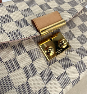 Louis Vuitton croisette in damier azur