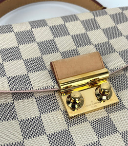 Louis Vuitton croisette in damier azur