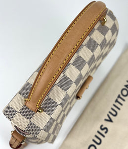 Louis Vuitton croisette in damier azur