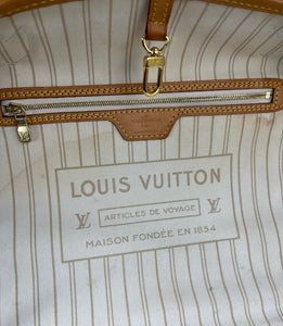 Louis Vuitton neverfull MM damier azur with pochette