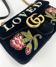 Load image into Gallery viewer, Gucci GG velvet matelasse Loved Medium marmont