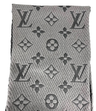 Load image into Gallery viewer, Louis Vuitton logomania scarf in pearl