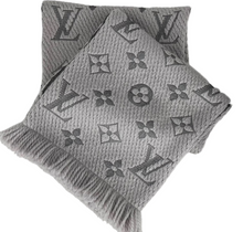 Load image into Gallery viewer, Louis Vuitton logomania scarf in pearl