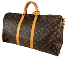Load image into Gallery viewer, Louis Vuitton keepall bandouliere 55 in monogram