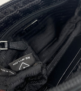 Prada saffiano re-nylon crossbody bag