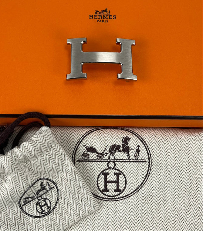 Hermes H belt buckle and reversible leather strap 32mm – Lady