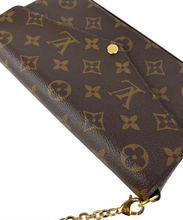 Load image into Gallery viewer, Louis Vuitton pochette felicie in monogram canvas