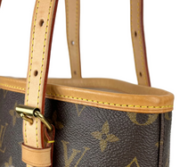 Load image into Gallery viewer, Louis Vuitton petit bucket bag in monogram