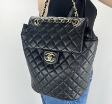 Load image into Gallery viewer, Chanel urban spirit backpack size Small