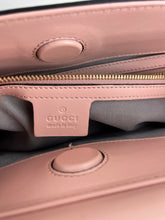 Load image into Gallery viewer, Gucci leather Nymphaea Bamboo Top Handle Bag