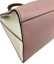 Load image into Gallery viewer, Gucci leather Nymphaea Bamboo Top Handle Bag