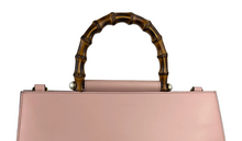 Load image into Gallery viewer, Gucci leather Nymphaea Bamboo Top Handle Bag