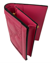 Load image into Gallery viewer, Gucci GG small wallet in fuchsia matelasse leather