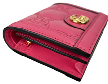 Load image into Gallery viewer, Gucci GG small wallet in fuchsia matelasse leather
