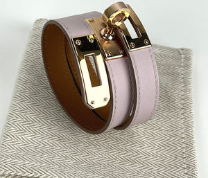 Hermes mini kelly double tour bracelet