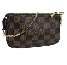 Load image into Gallery viewer, Louis Vuitton mini pochette in damier ebene