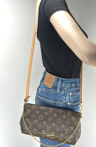 Louis Vuitton favorite MM monogram