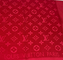 Load image into Gallery viewer, Louis Vuitton monogram shawl red