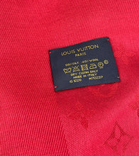 Load image into Gallery viewer, Louis Vuitton monogram shawl red