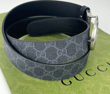 Load image into Gallery viewer, Gucci GG marmont unisex reversible belt supreme canvas