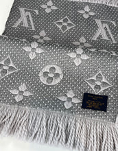 Load image into Gallery viewer, Louis Vuitton logomania scarf in pearl