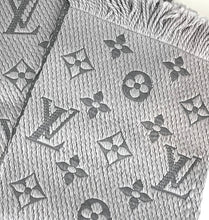 Load image into Gallery viewer, Louis Vuitton logomania scarf in pearl