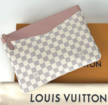 Load image into Gallery viewer, Louis Vuitton daily pouch in damier azur canvas