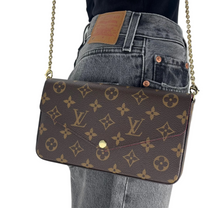 Load image into Gallery viewer, Louis Vuitton pochette felicie in monogram canvas