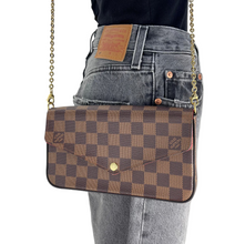 Load image into Gallery viewer, Louis Vuitton pochette felicie in damier ebene