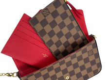 Load image into Gallery viewer, Louis Vuitton pochette felicie in damier ebene