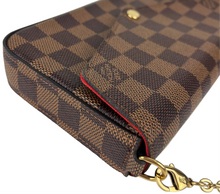Load image into Gallery viewer, Louis Vuitton pochette felicie in damier ebene