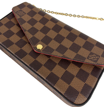 Load image into Gallery viewer, Louis Vuitton pochette felicie in damier ebene