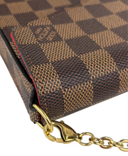 Load image into Gallery viewer, Louis Vuitton pochette felicie in damier ebene