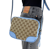 Load image into Gallery viewer, Gucci Bree GG canvas camera bag