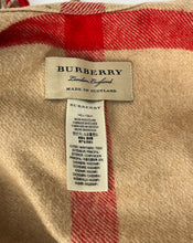 Load image into Gallery viewer, Burberry mega check cape in wool and cashmere