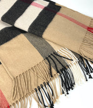 Load image into Gallery viewer, Burberry mega check cape in wool and cashmere