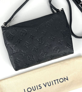 Louis Vuitton pallas uniform crossbody in black empreinte